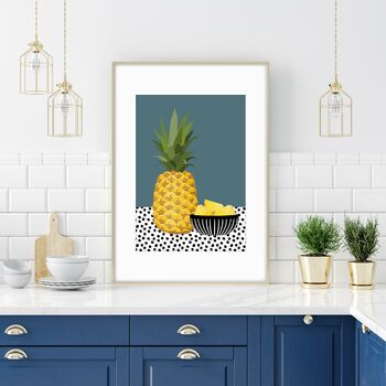 Pineapple With Bowl Print, 6 of 7