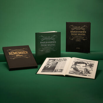 Frank Sinatra Personalised Gift Music Legend Deluxe Book, 10 of 10