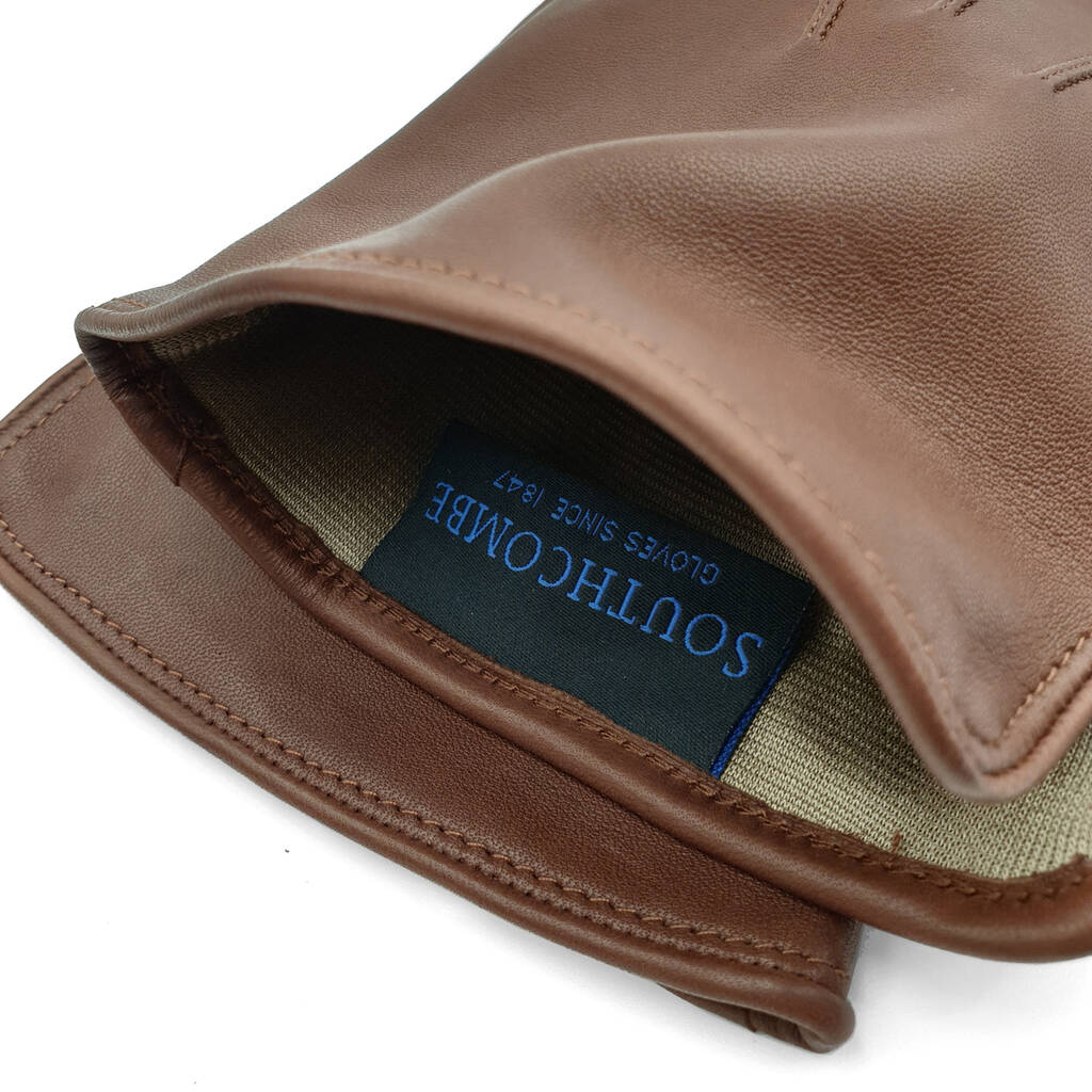 Hinton. Men's Silk Lined Leather Gloves By Gloves