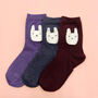Personalised Miffy Bunny Three Pairs Of Socks In A Box, thumbnail 4 of 6