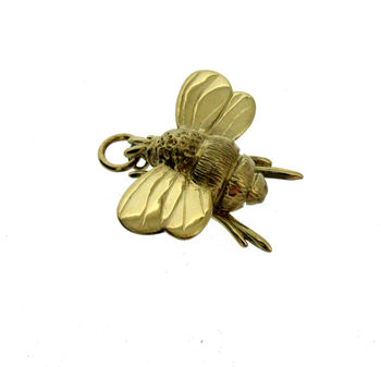 Sterling Silver Or Gold Bumble Bee Charm, 3 of 5