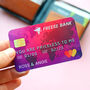 Personalised Bank Card Wallet Insert, thumbnail 1 of 7