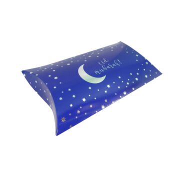 Eid Mubarak Pillow Box 10pk Blue And Silver, 2 of 3