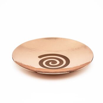 Copper Zodiac Plate – Hand‑Hammered Celestial Dish, 5 of 11