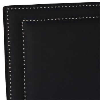 Black Studded Upholstered 5ft King Size Bed, 2 of 2