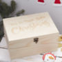 Childrens Wooden Christmas Eve Box, thumbnail 1 of 4