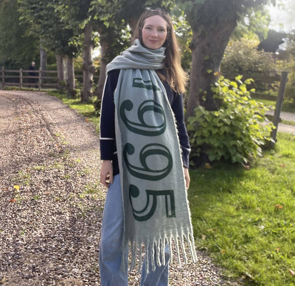 Personalised Year Scarf