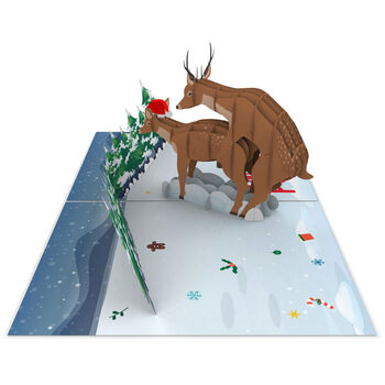 F*Cking Deer! Funny Christmas Card With Cheeky 3D Pop Ups, 9 of 9