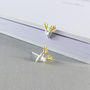 Sterling Silver Stag Ear Studs, thumbnail 1 of 3