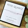 Rose Quartz Silk Bracelet, thumbnail 1 of 6