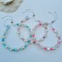 Freshwater Pearl And Crackled Quartz Sterling Silver Slider Bracelet, thumbnail 1 of 4