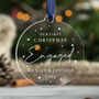 Our First Christmas Engaged Bauble Gift For Couples, thumbnail 1 of 8