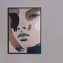 'Her' Abstract Face Art Print, thumbnail 1 of 3