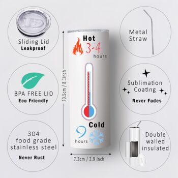 Nail Art Tumbler – Keeps Drinks Hot And Cold, 6 of 6