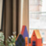 Scandi Home Decor, Colorful Nordic Village, thumbnail 3 of 10