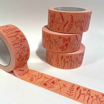Wildflower Paper Tape, Pink, 2 of 3