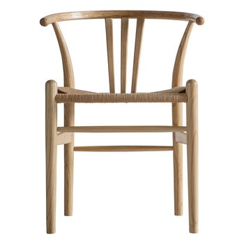 A Pair Newcombe Dining Chairs Natural Or Grey, 3 of 11