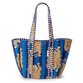 Serendipity Shoulder Bag Blue Tibetan Tiger, 3 of 5