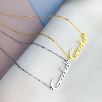 Sterling Silver Good Luck Pendant Necklace, 3 of 4