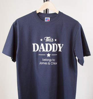 Personalised Daddy Star T Shirt, 3 of 12
