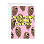 Wild Thing I Love You Greetings Card, thumbnail 4 of 4