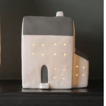 Glowing Ceramic LED Houses – Two Styles, 2 of 5