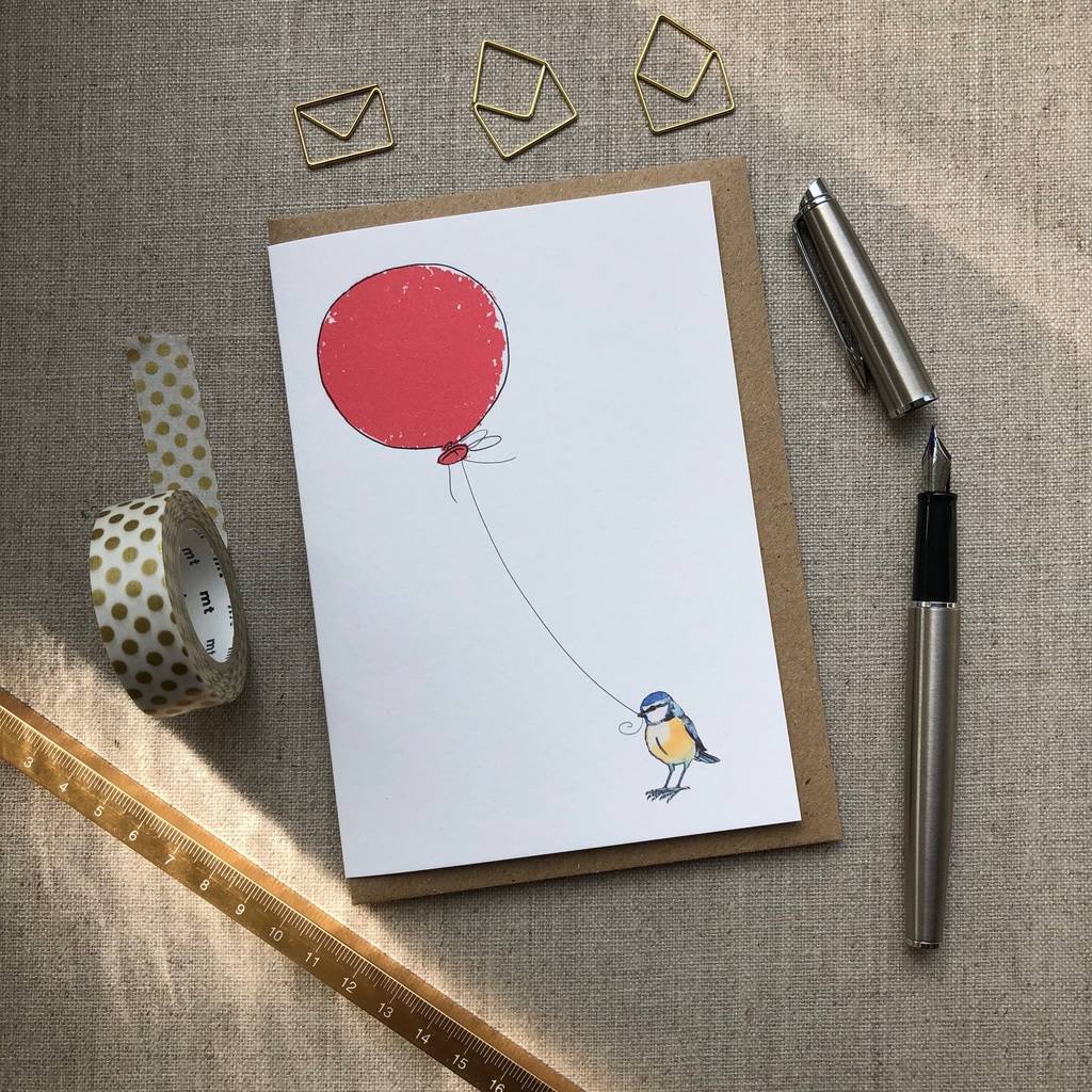 Personalised Blue Tit Birthday Card, 1 of 5