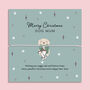 Merry Christmas Dog Mum Bracelet | Secret Santa Gift Ideas, thumbnail 1 of 7
