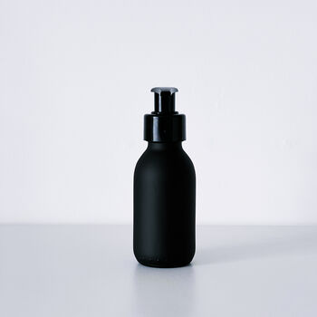 Refillable Matt Black Glass Bottle, 5 of 9