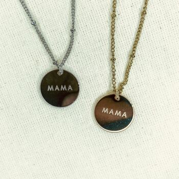 Mama Pendant Necklace, 2 of 4