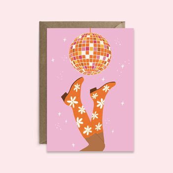 Disco Queen Birthday Card | Retro Birthday For Her, 2 of 2