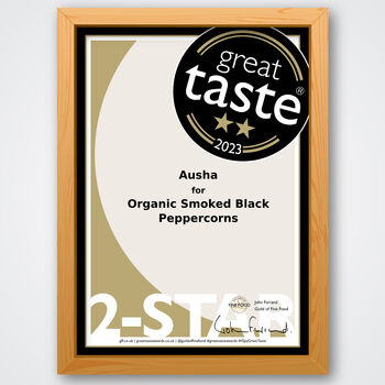 Ausha Organic Black Peppercorns 100g Smoked For Cooking, 3 of 6