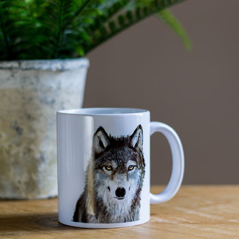 'My Spirit Animal Is A Wolf' Original Art Mug, 3 of 4
