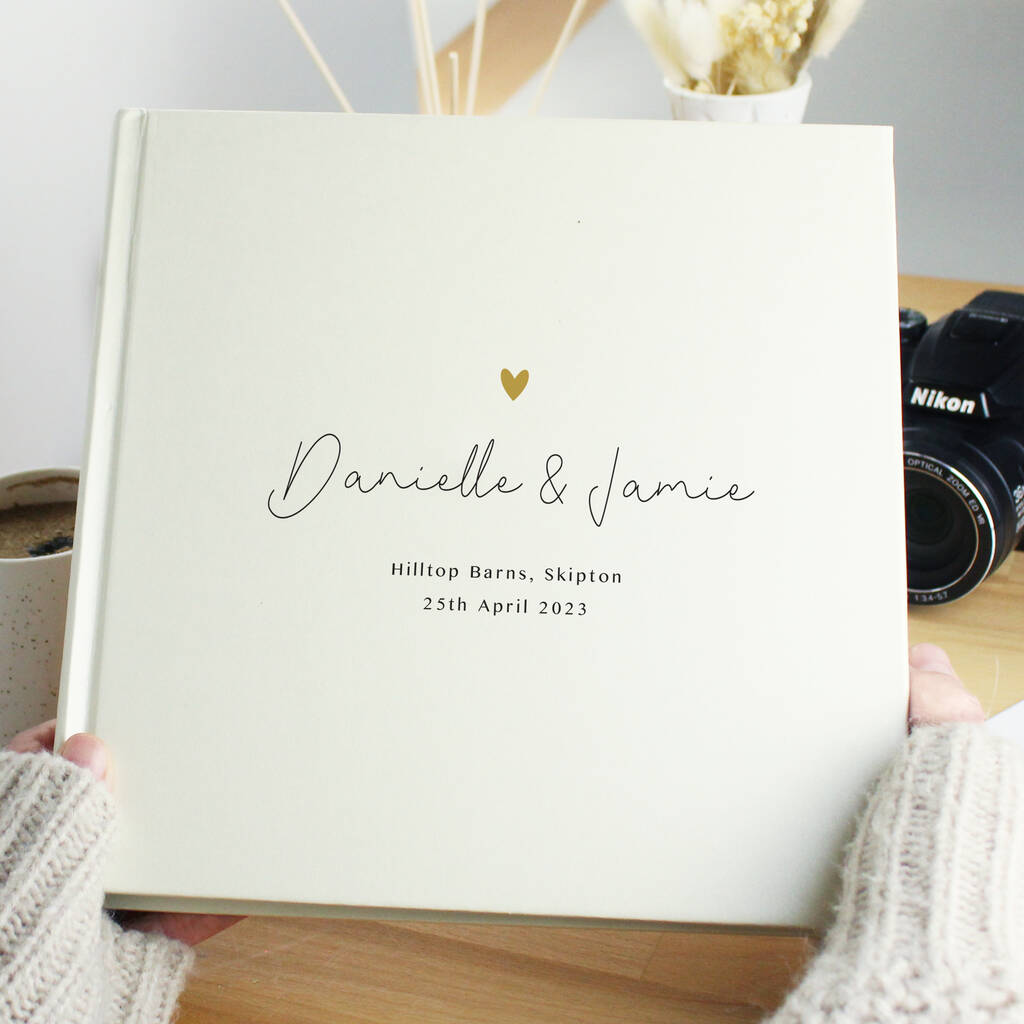 Personalised Mr And Mrs Wedding Day Photo Album, 1 of 6