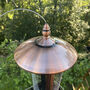 Dual Seed And Nut Bird Feeder With Copper Finish, thumbnail 4 of 9