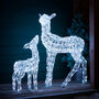 Twinkly Smart LED Outdoor Christmas Doe And Fawn, thumbnail 6 of 12