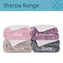 Personalised Super Soft Fleece Sherpa Blanket, thumbnail 4 of 10