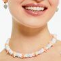 Multicoloured Pastel Natural Shell Necklace, thumbnail 2 of 2