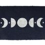 Dark Blue Moon Phase Doormat For Family New Home, thumbnail 2 of 2