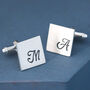 Personalised Sterling Silver Groom Cufflinks, thumbnail 6 of 9
