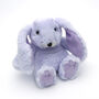 Purple Bunny Soft Toy, Suitable From Birth, thumbnail 1 of 2