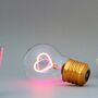 Cordless Edison Heart Lightbulb, thumbnail 5 of 7