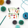 Vegetable Patch Greetings Card, thumbnail 2 of 2