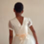 Duchess Satin First Communion Dress – Tulle Puff Sleeves And Tutu Skirt, thumbnail 7 of 10
