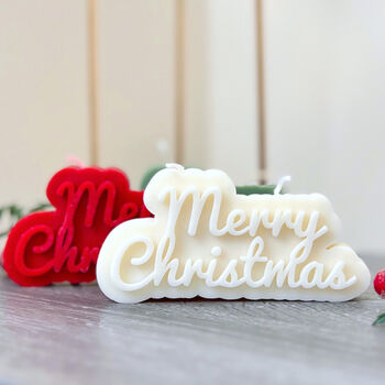 Merry Christmas Candle And Christmas Decoration, 5 of 7