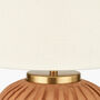 Natural Terracotta Textured Ball Table Lamp, thumbnail 7 of 10