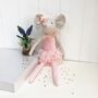 Ballerina Mouse Soft Toy, thumbnail 1 of 3