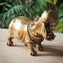 Gold Hippo Ornament, thumbnail 2 of 11