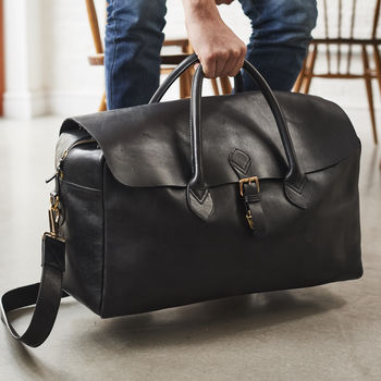 Leather Travel Bag 'Herbert', 3 of 7