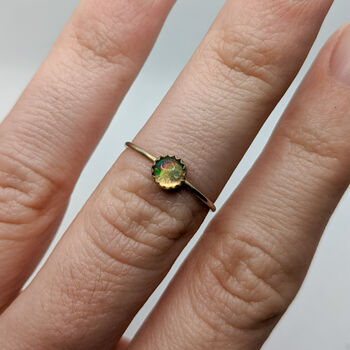 Genuine Ethically Sourced Opal Ring, 4 of 4